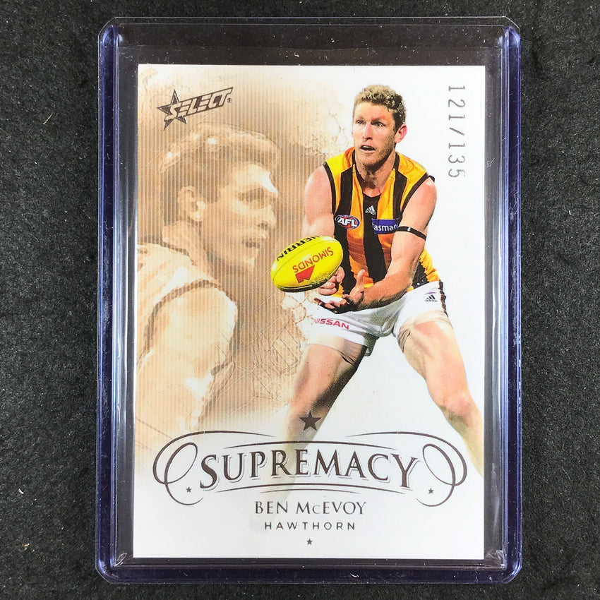 2021 Select AFL Supremacy BEN MCEVOY Base 121/135