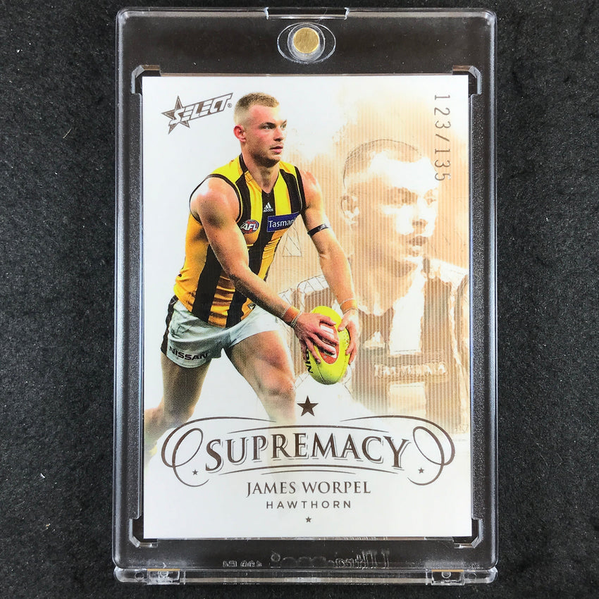 2021 Select AFL Supremacy JAMES WORPEL Base 123/135