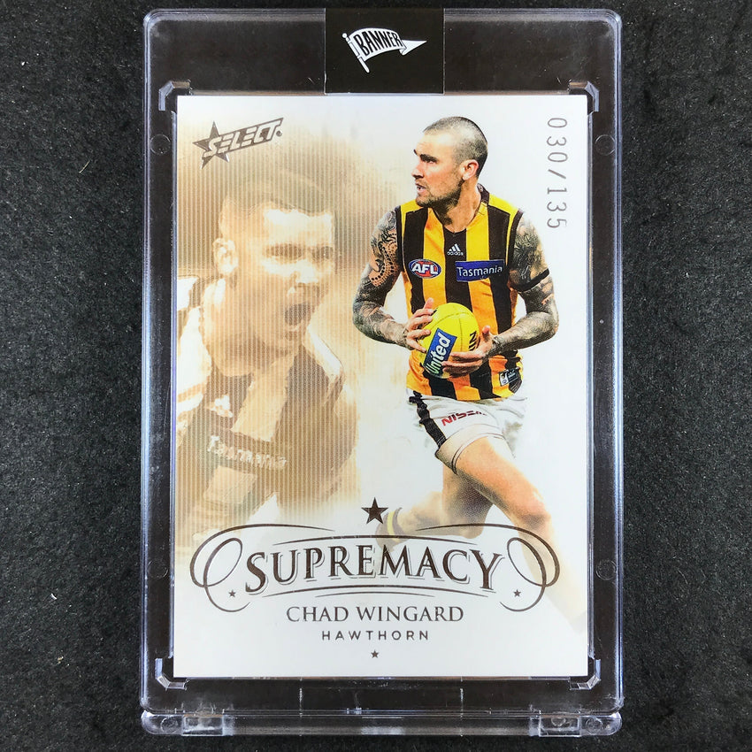 2021 Select AFL Supremacy CHAD WINGARD Base 30/135