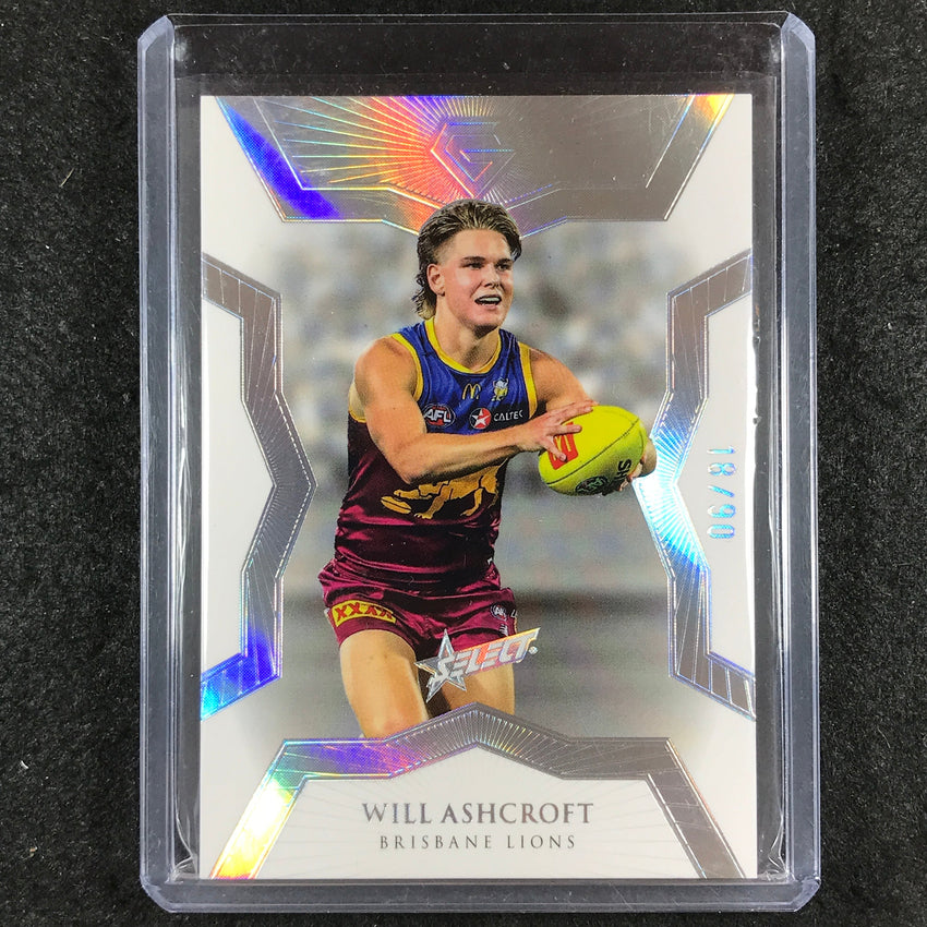 2023 Select AFL Gem WILL ASHCROFT Base 18/90