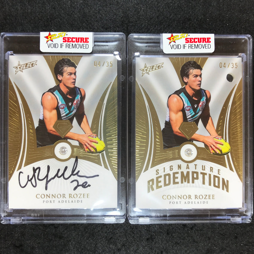 2023 Select AFL Gem CONNOR ROZEE Diamond Signature 04/35
