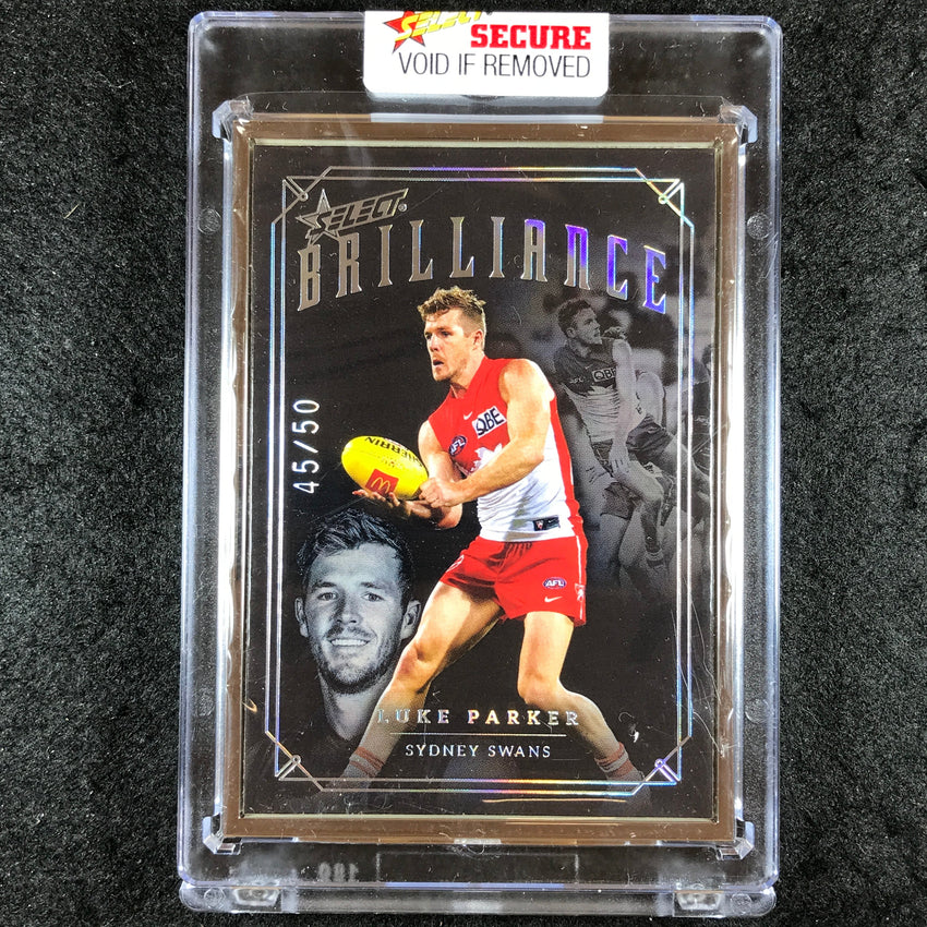 2022 Select AFL Brilliance LUKE PARKER Platinum Frame 45/50