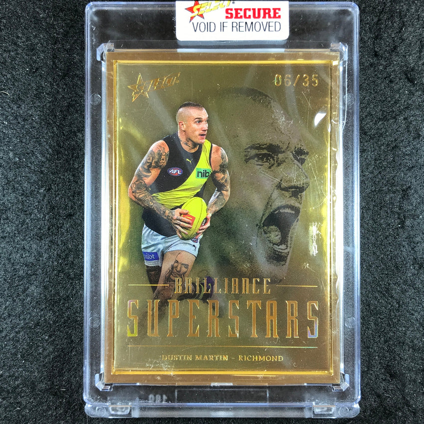2022 Select AFL Brilliance DUSTIN MARTIN Superstar Gold 06/35