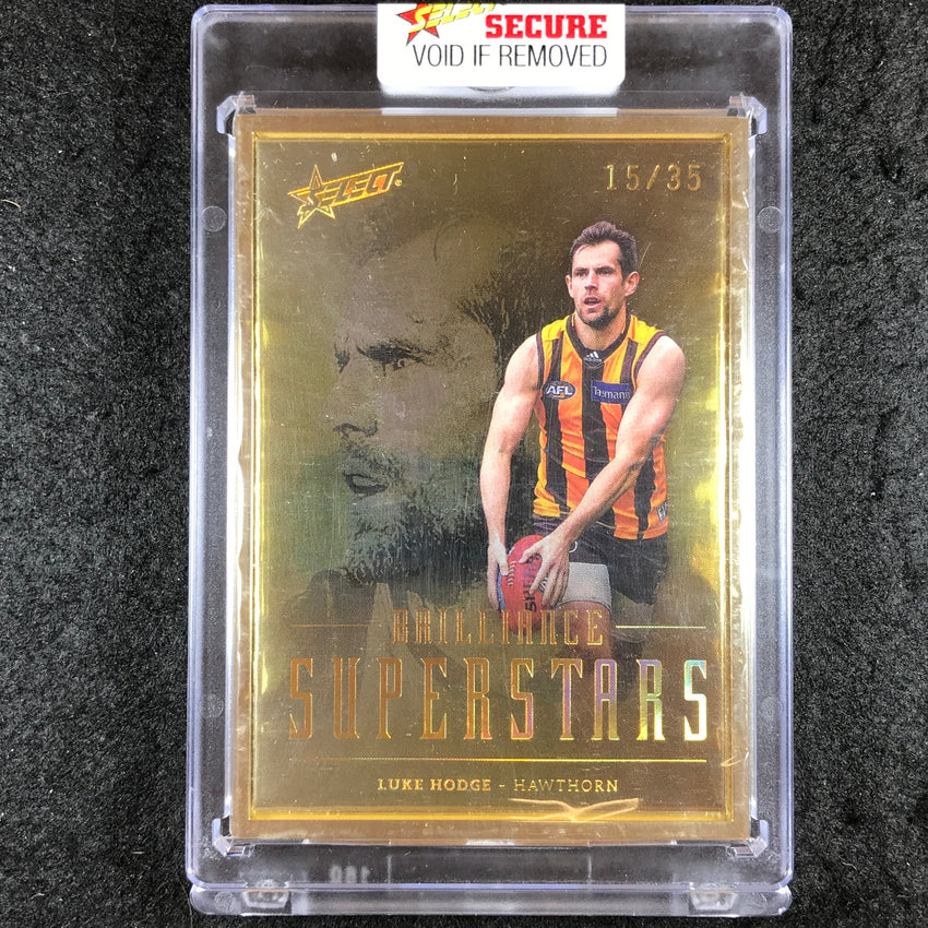 2022 Select AFL Brilliance LUKE HODGE Superstar Gold 15/35