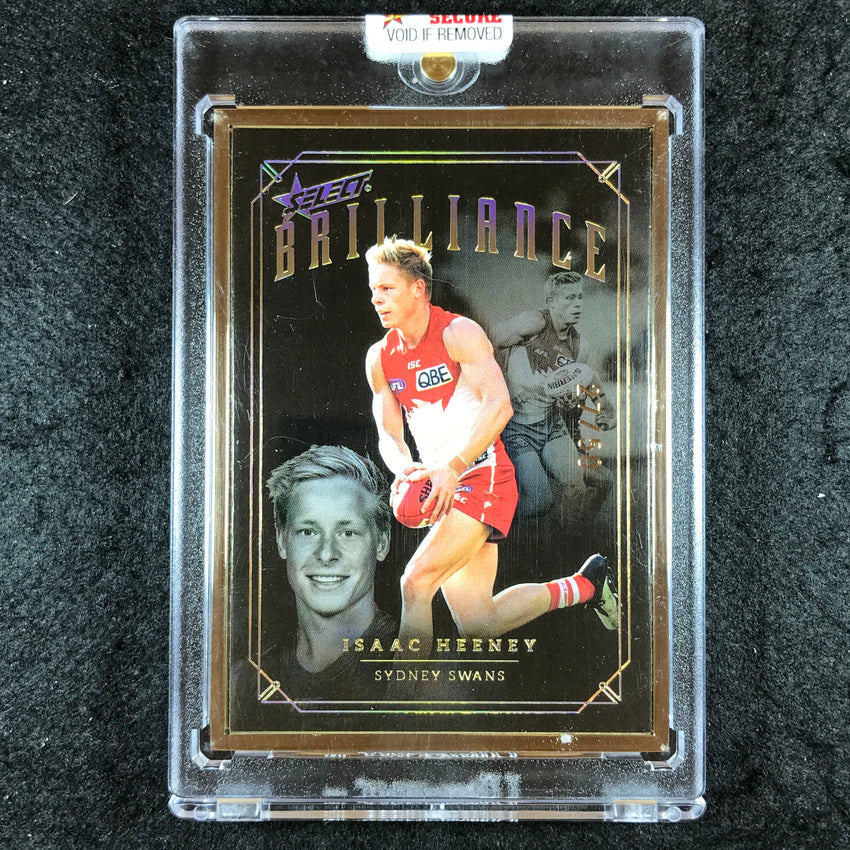 2020 Select AFL Brilliance ISAAC HEENEY Gold Frame 27/50
