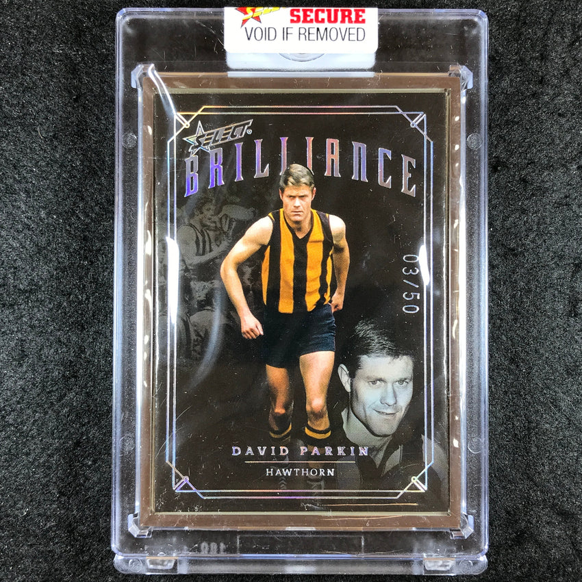 2022 Select AFL Brilliance DAVID PARKIN Platinum Frame 03/50