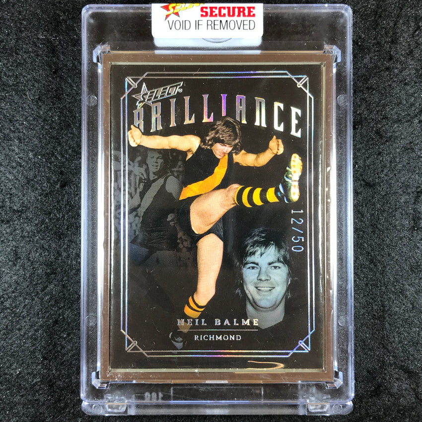 2022 Select AFL Brilliance NEIL BALME Platinum Frame 12/50