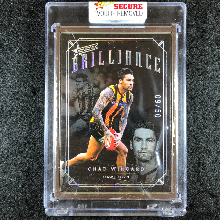 2022 Select AFL Brilliance CHAD WINGARD Platinum Frame 09/50
