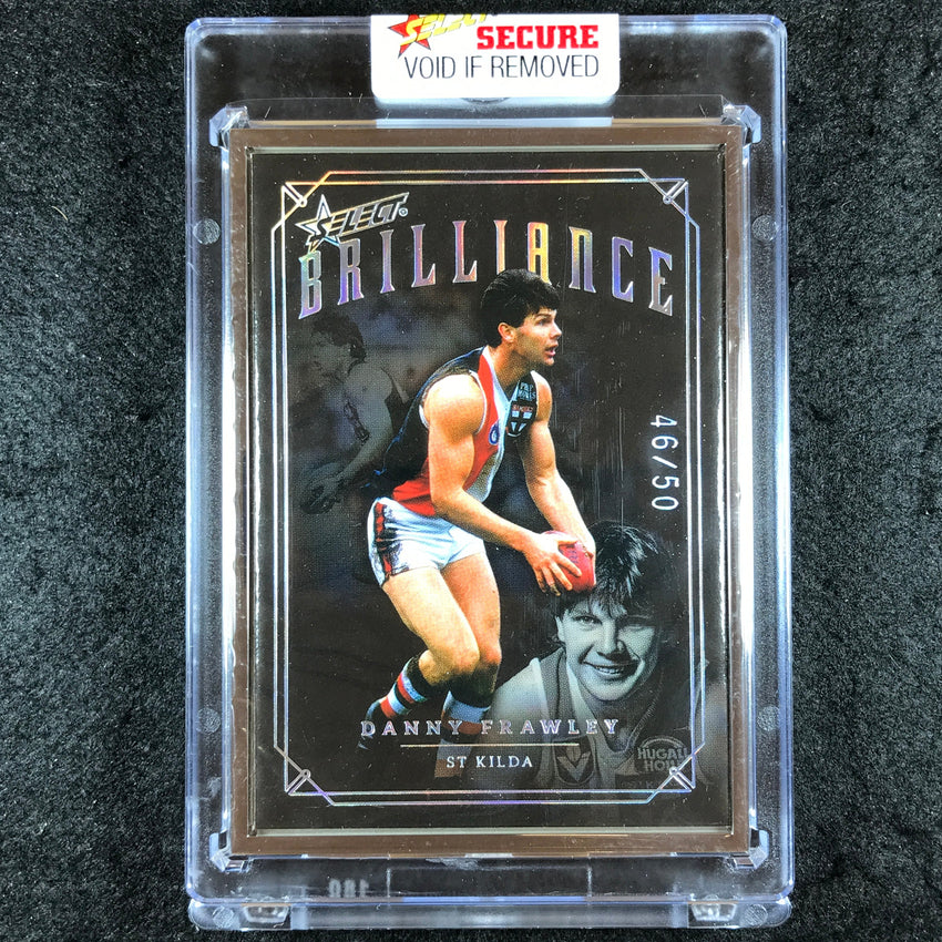 2022 Select AFL Brilliance DANNY FRAWLEY Platinum Frame 46/50