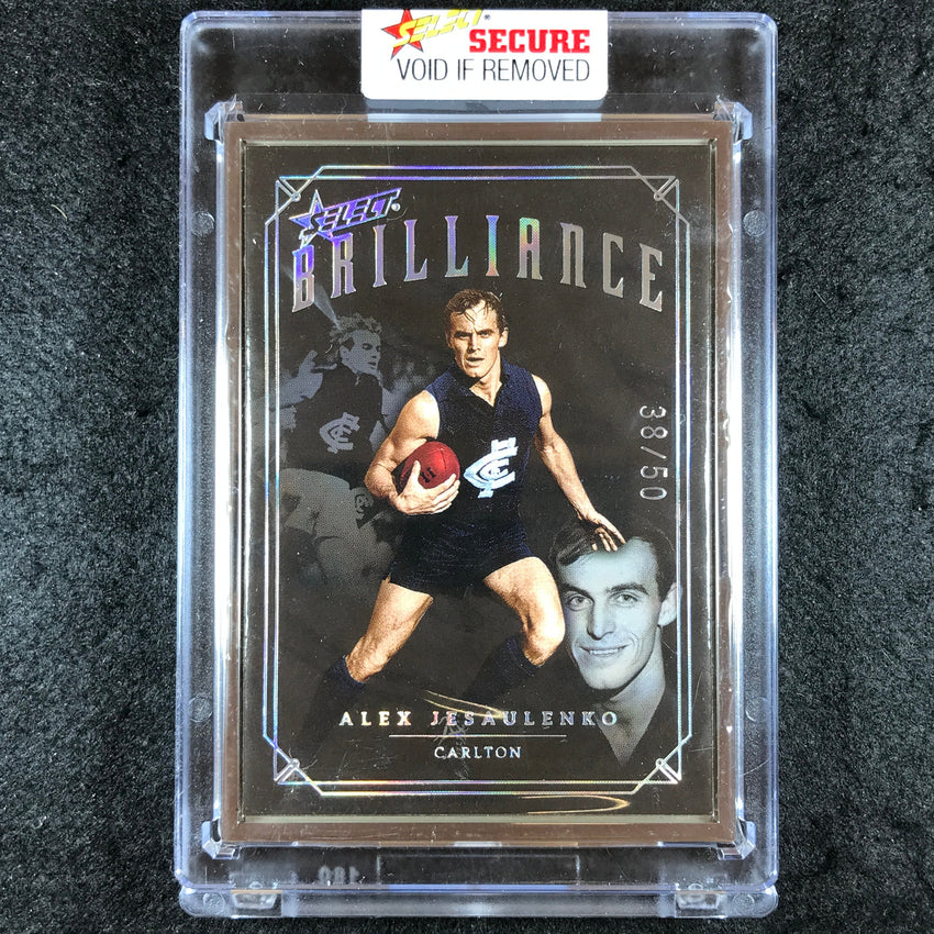 2022 Select AFL Brilliance ALEX JESAULENKO Platinum Frame 38/50