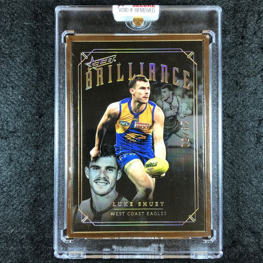 2020 Select AFL Brilliance LUKE SHUEY Gold Frame 20/50