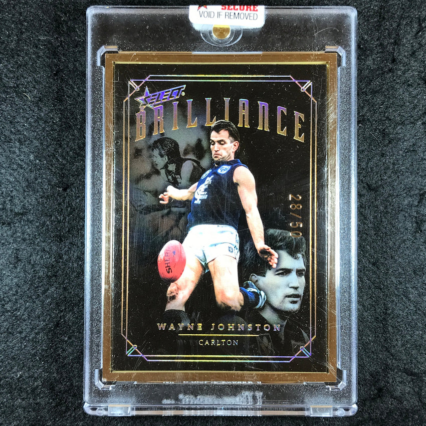 2020 Select AFL Brilliance WAYNE JOHNSTON Gold Frame 28/50