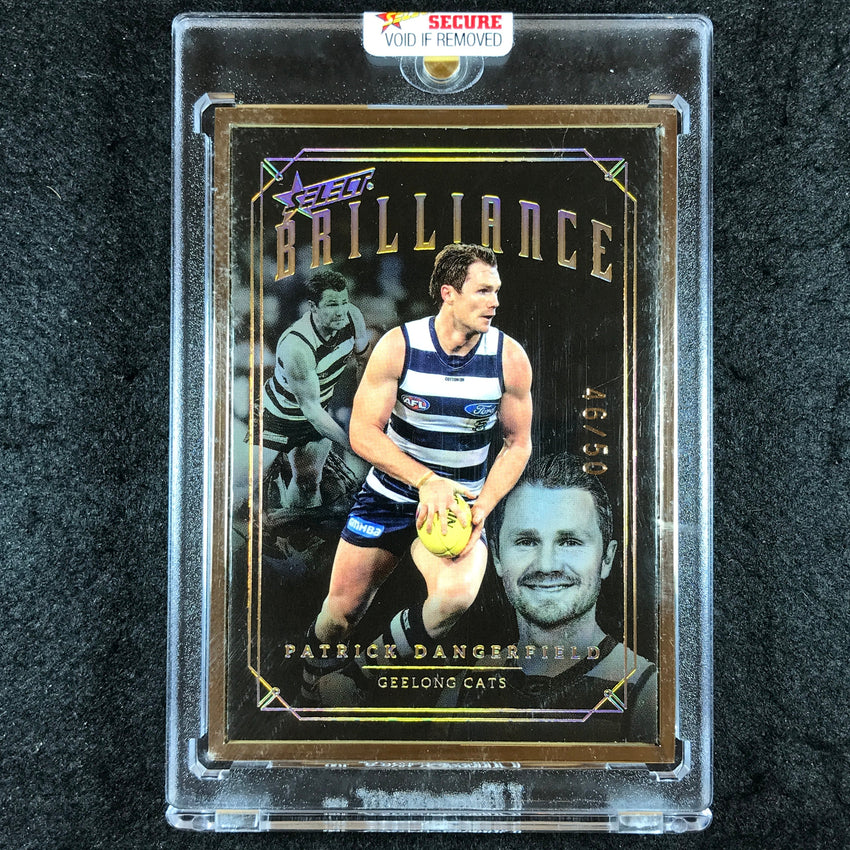 2020 Select AFL Brilliance PATRICK DANGERFIELD Gold Frame 46/50