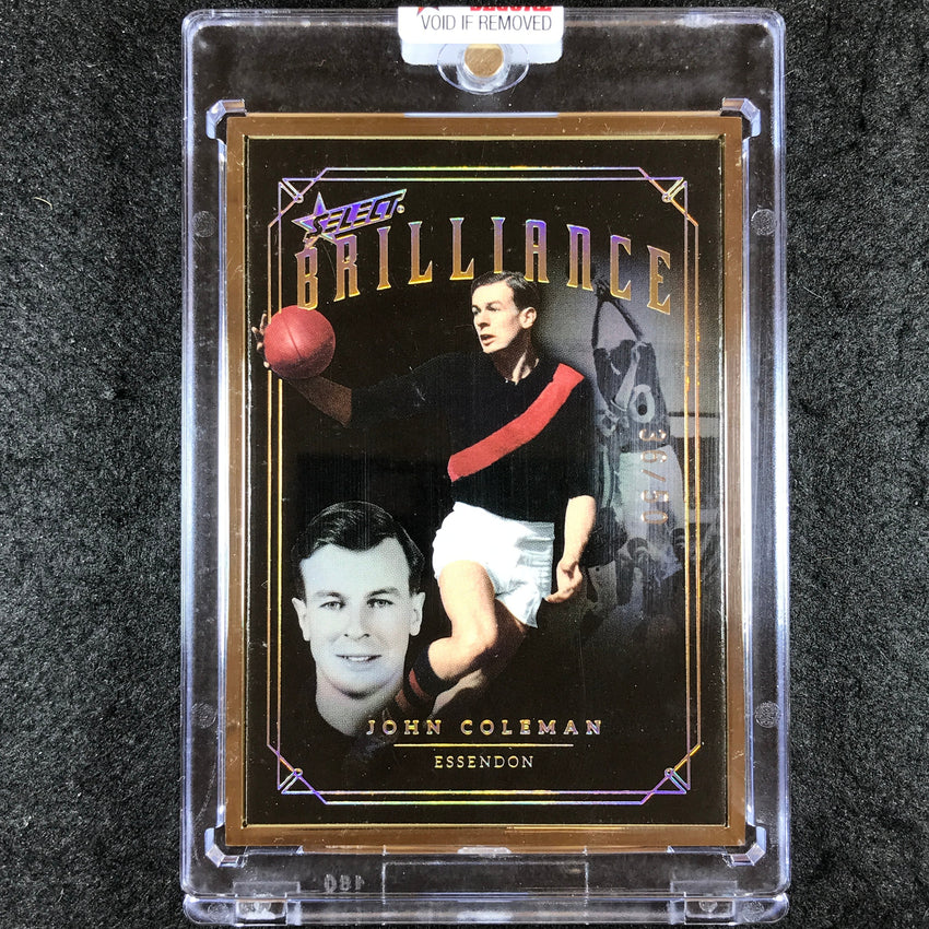 2020 Select AFL Brilliance JOHN COLEMAN Gold Frame 36/50