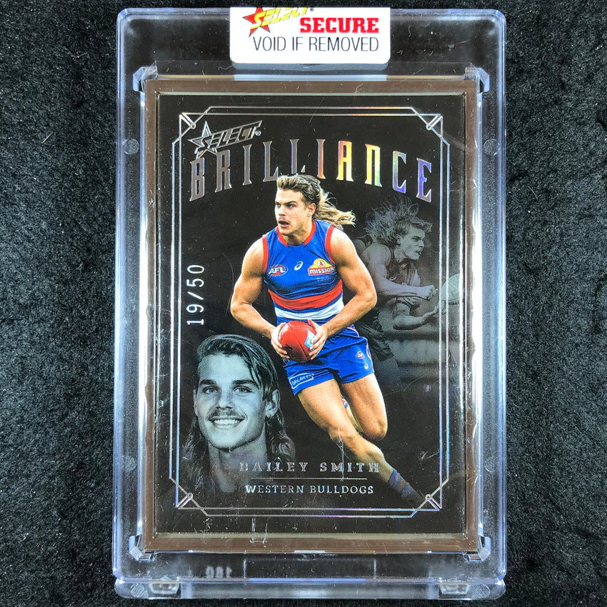 2022 Select AFL Brilliance BAILEY SMITH Platinum Frame 19/50