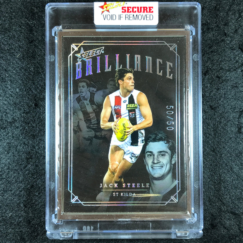 2022 Select AFL Brilliance JACK STEELE Platinum Frame 50/50