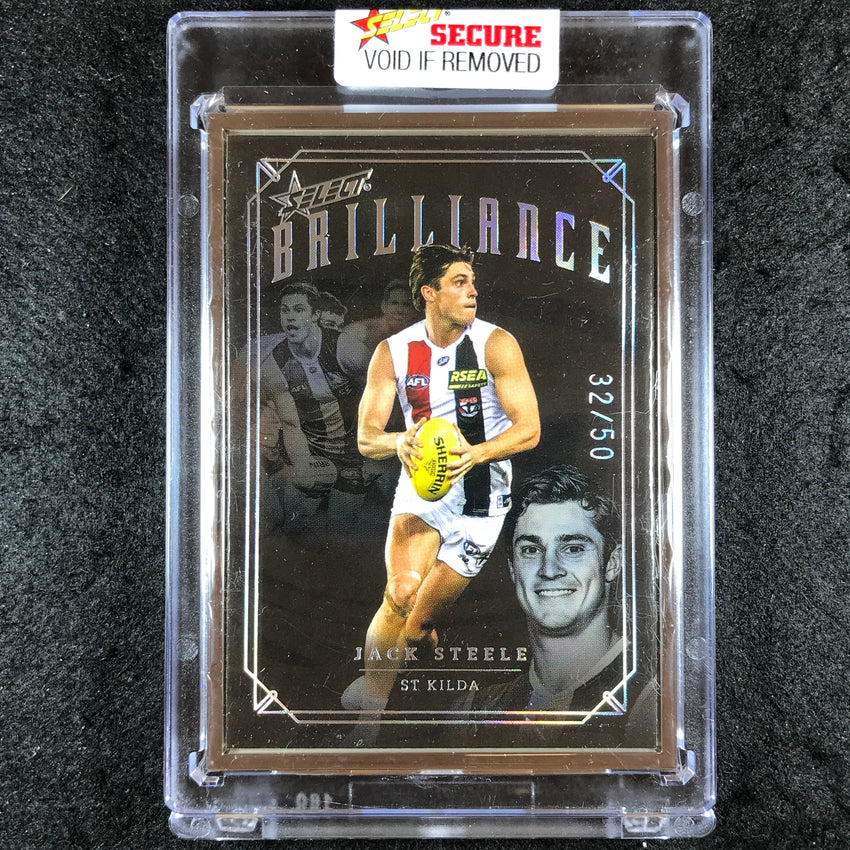 2022 Select AFL Brilliance JACK STEELE Platinum Frame 31/50