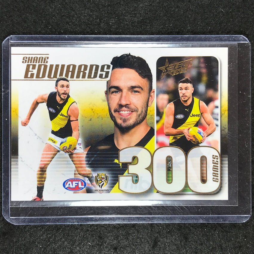 2023 Select AFL Footy Stars SHANE EDWARDS 300 Games Case Card 295/300