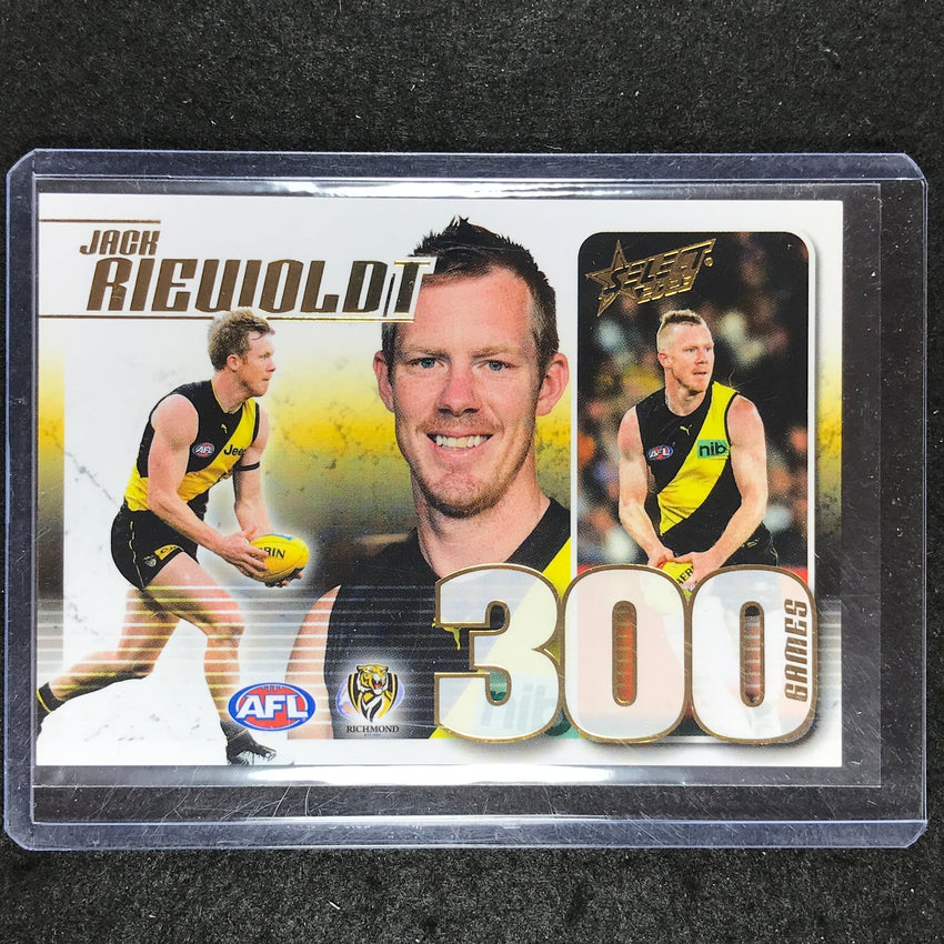 2023 Select AFL Footy Stars JACK RIEWOLDT 300 Games Case Card 23/300