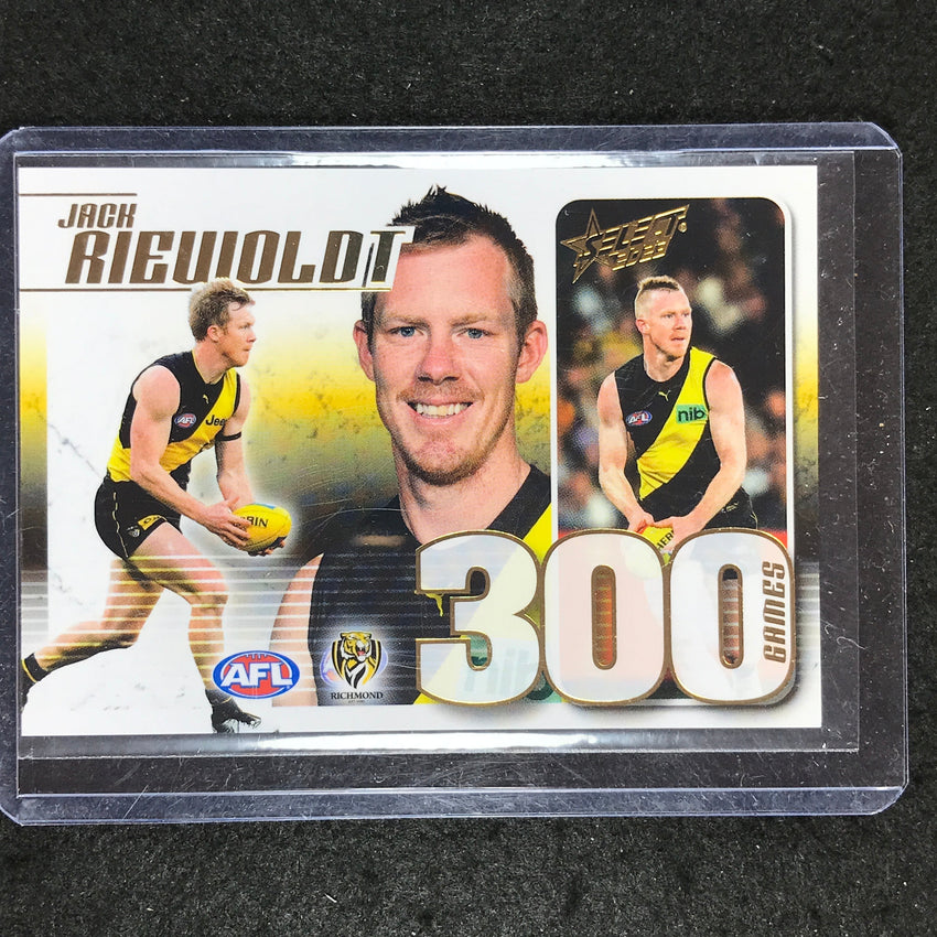 2023 Select AFL Footy Stars JACK RIEWOLDT 300 Games Case Card 68/300