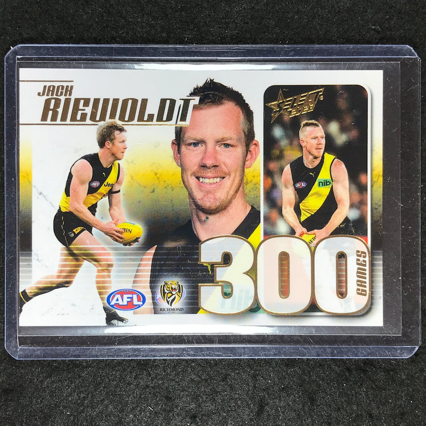 2023 Select AFL Footy Stars JACK RIEWOLDT 300 Games Case Card 172/300