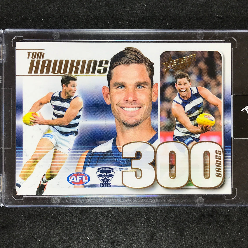 2023 Select AFL Footy Stars TOM HAWKINS 300 Games Case Card 272/300