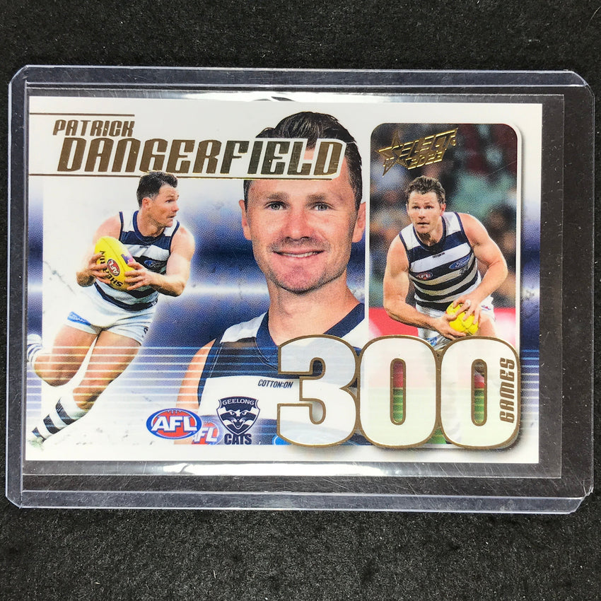 2023 Select AFL Footy Stars PATRICK DANGERFIELD 300 Games Case Card 252/300