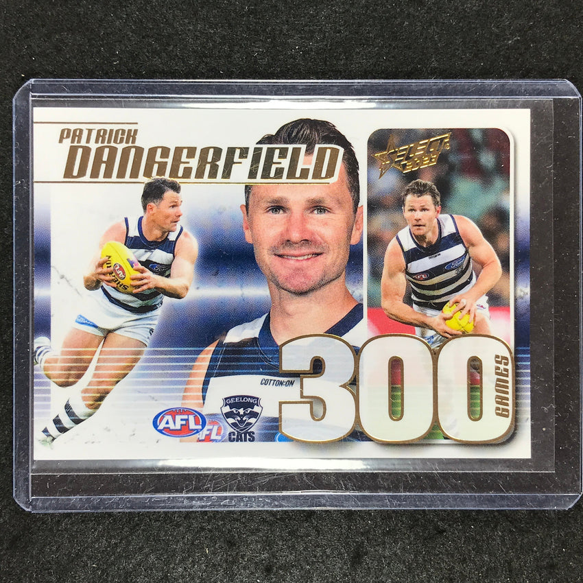 2023 Select AFL Footy Stars PATRICK DANGERFIELD 300 Games Case Card 82/300