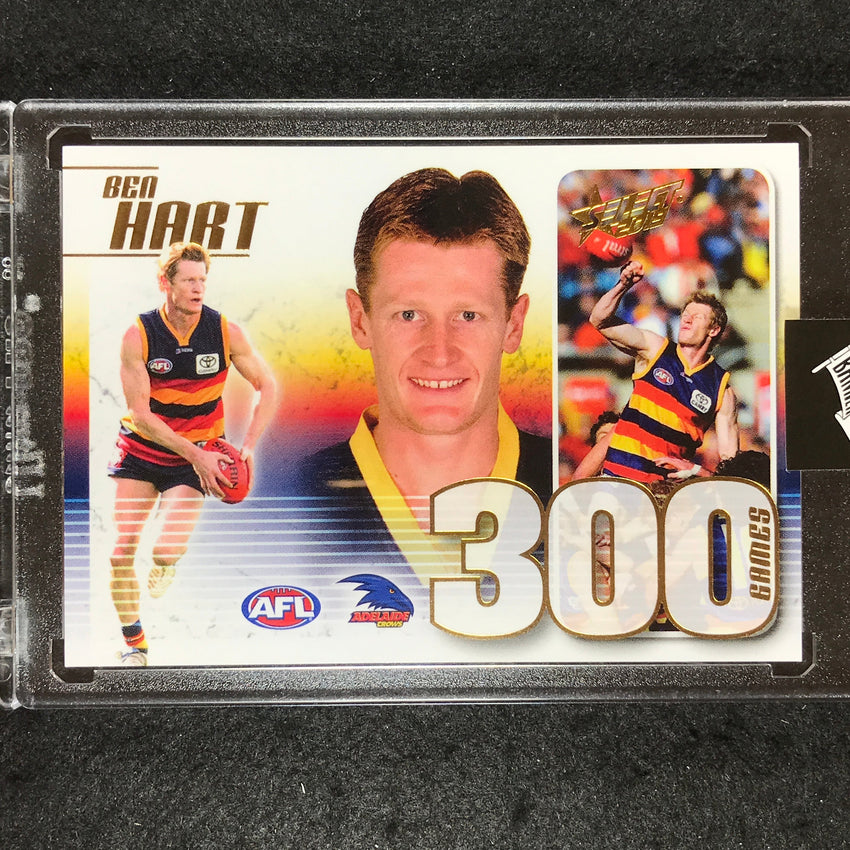 2019 Select AFL Footy Stars BEN HART 300 Games Case Card 009/300