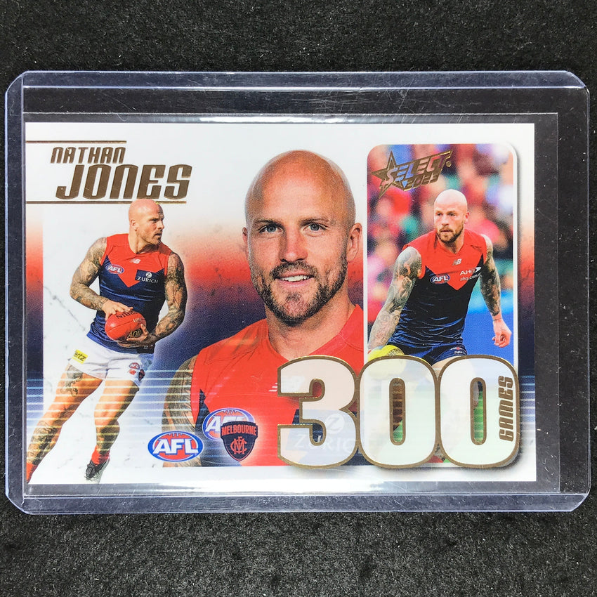 2023 Select AFL Footy Stars NATHAN JONES 300 Games Case Card 005/300