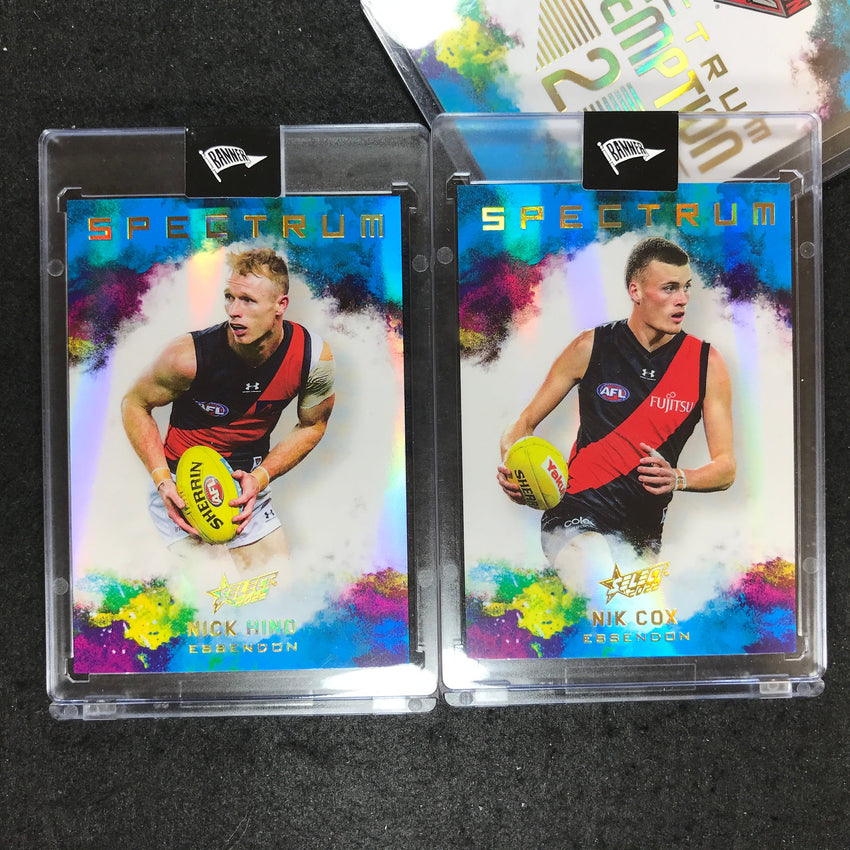 2022 Select AFL Footy Stars ESSENDON Spectrum Set 2 COX HIND 91/125