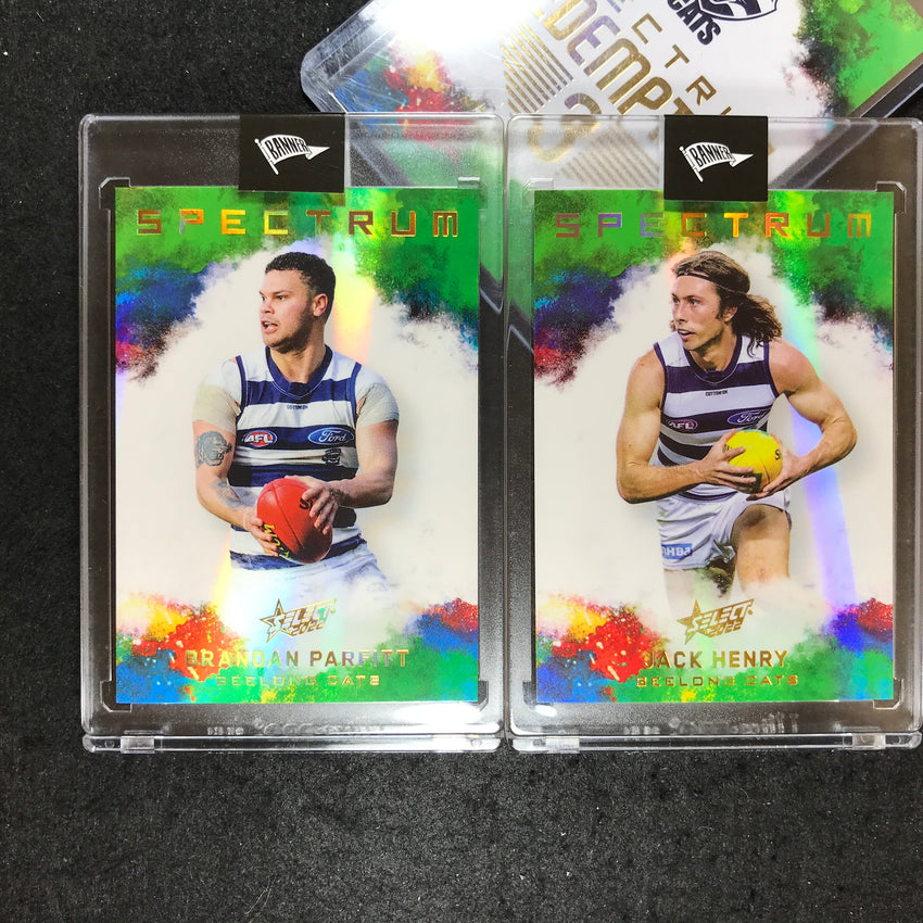 2022 Select AFL Footy Stars GEELONG Spectrum Set 3 HENRY PARFITT 118/125