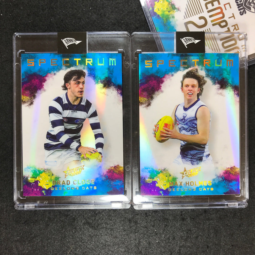 2022 Select AFL Footy Stars GEELONG Spectrum Set 2 HOLMES CLOSE 119/125