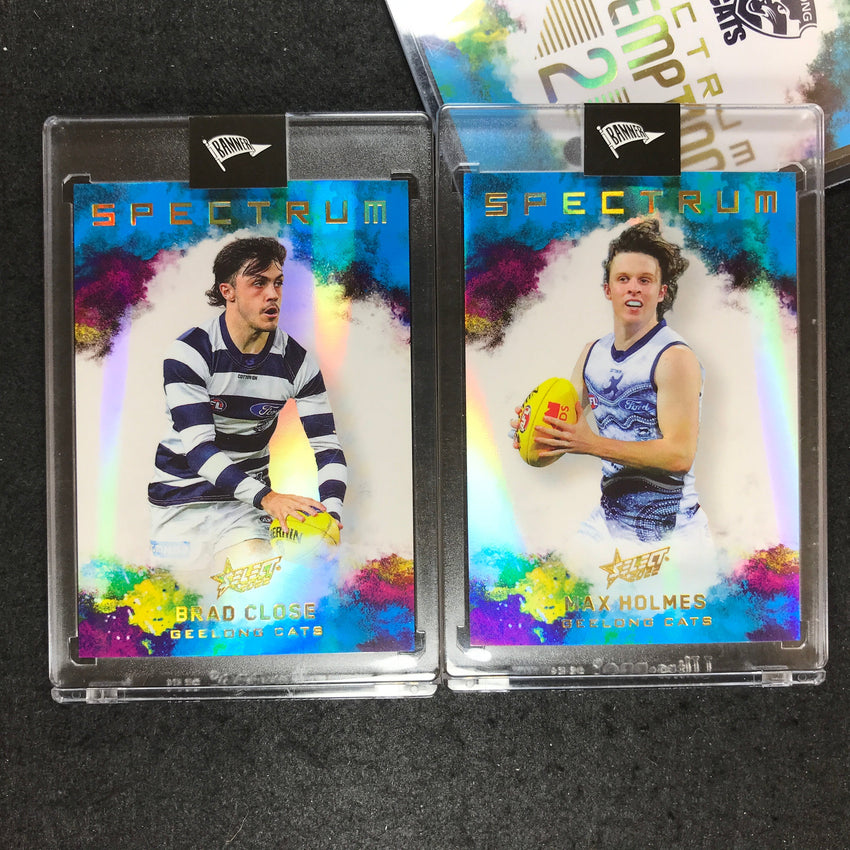 2022 Select AFL Footy Stars GEELONG Spectrum Set 2 HOLMES CLOSE 49/125
