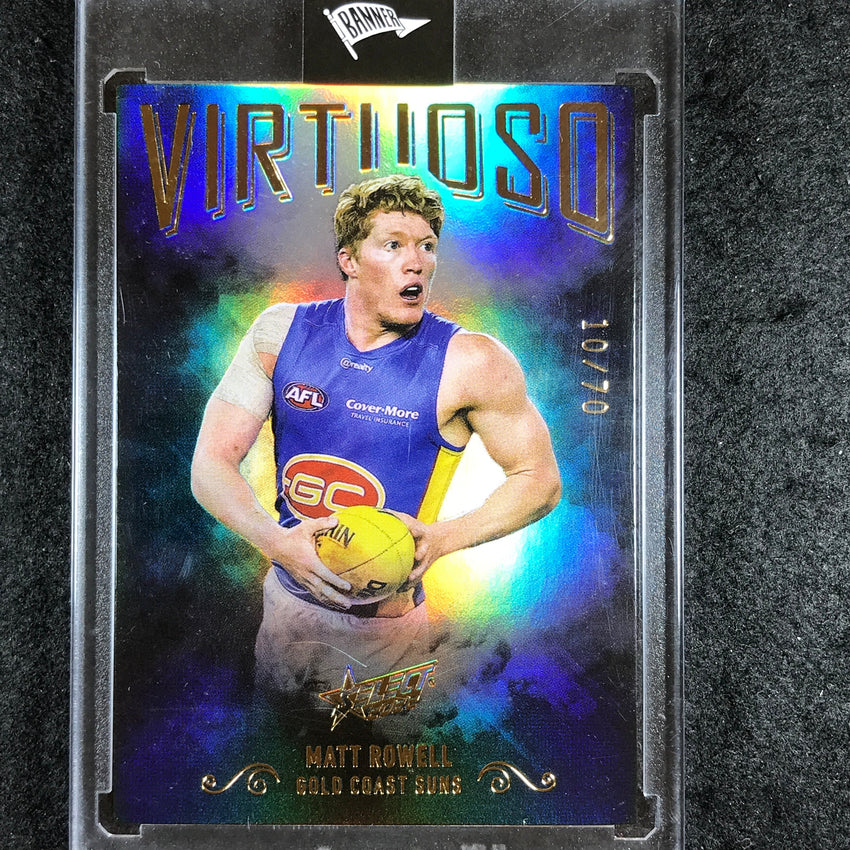 2022 Select AFL Footy Stars MATT ROWELL Virtuoso 10/70