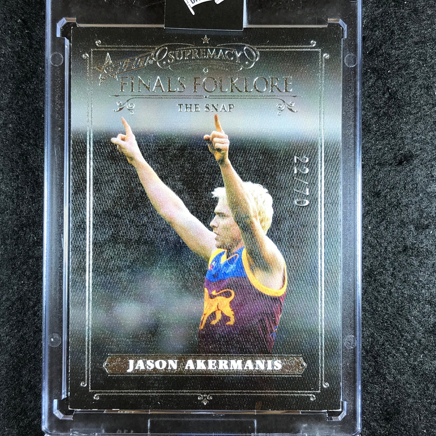 2019 Select AFL Supremacy JASON AKERMANIS Finals Folklore 22/70