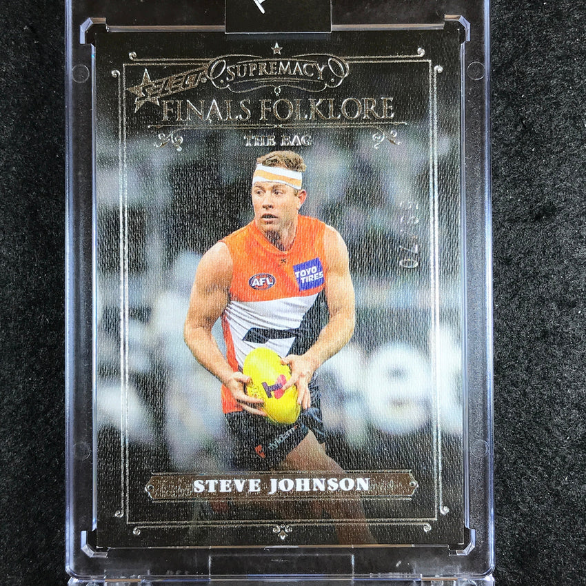 2019 Select AFL Supremacy STEVE JOHNSON Finals Folklore 58/70