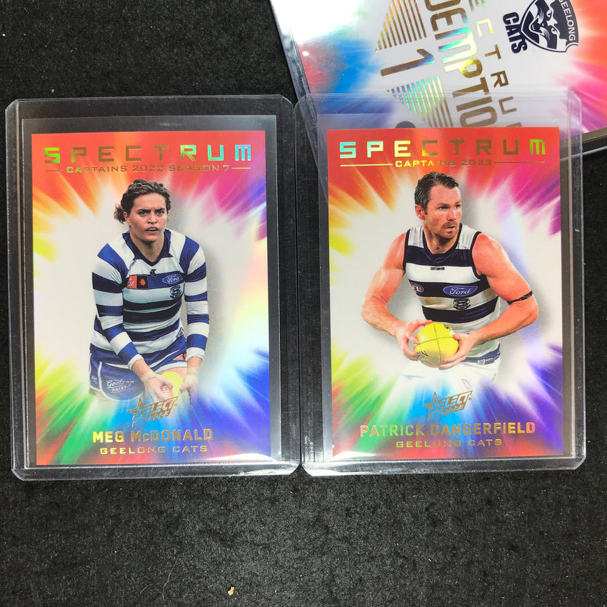 2023 Select AFL Footy Stars GEELONG Spectrum Set 1 DANGERFIELD MCDONALD 008/125