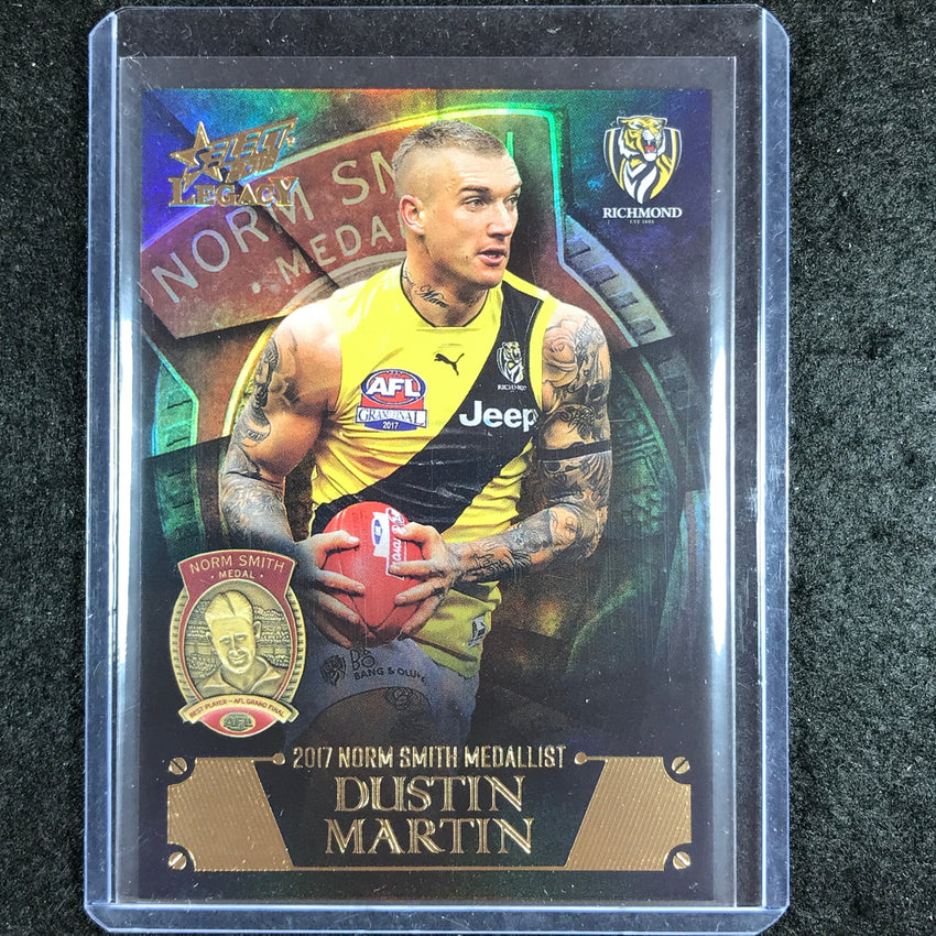2018 Select AFL Legacy DUSTIN MARTIN Medal Winner - Norm Smith Medallist MW3