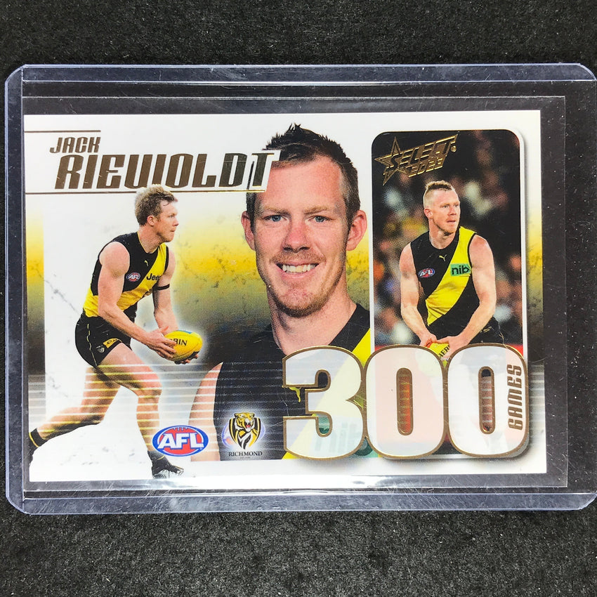 2023 Select AFL Footy Stars JACK RIEWOLDT 300 Games Case Card 300/300