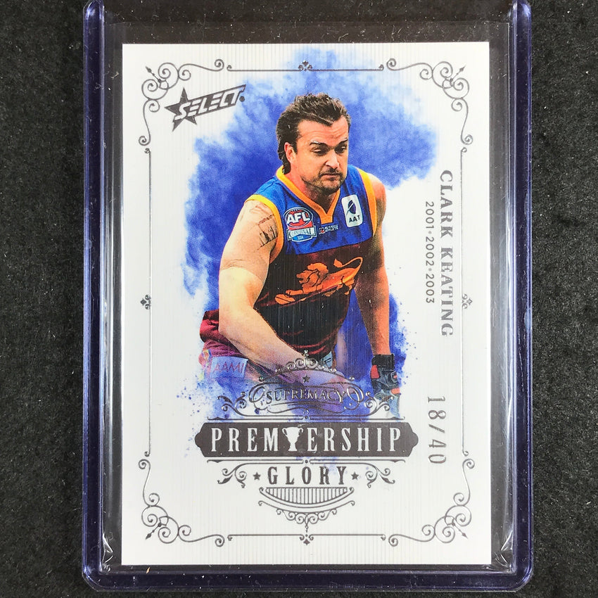 2021 Select AFL Supremacy CLARK KEATING Premiership Glory 18/40