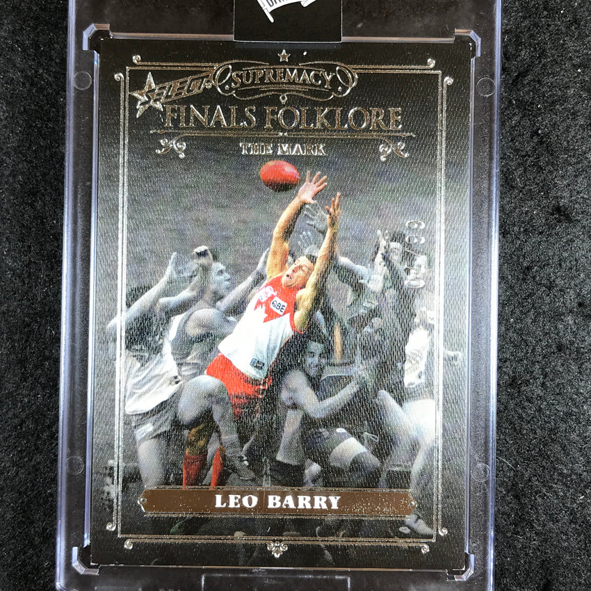 2019 Select AFL Supremacy LEO BARRY Finals Folklore 66/70