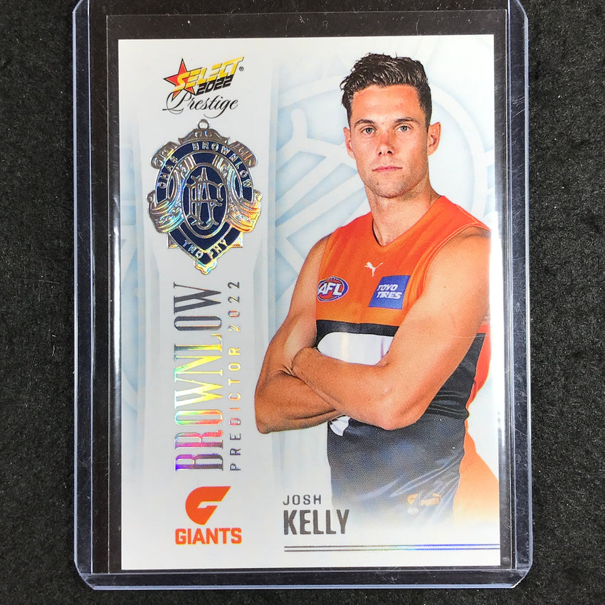 2022 Select AFL Prestige JOSH KELLY Brownlow Predictor Platinum 04/60
