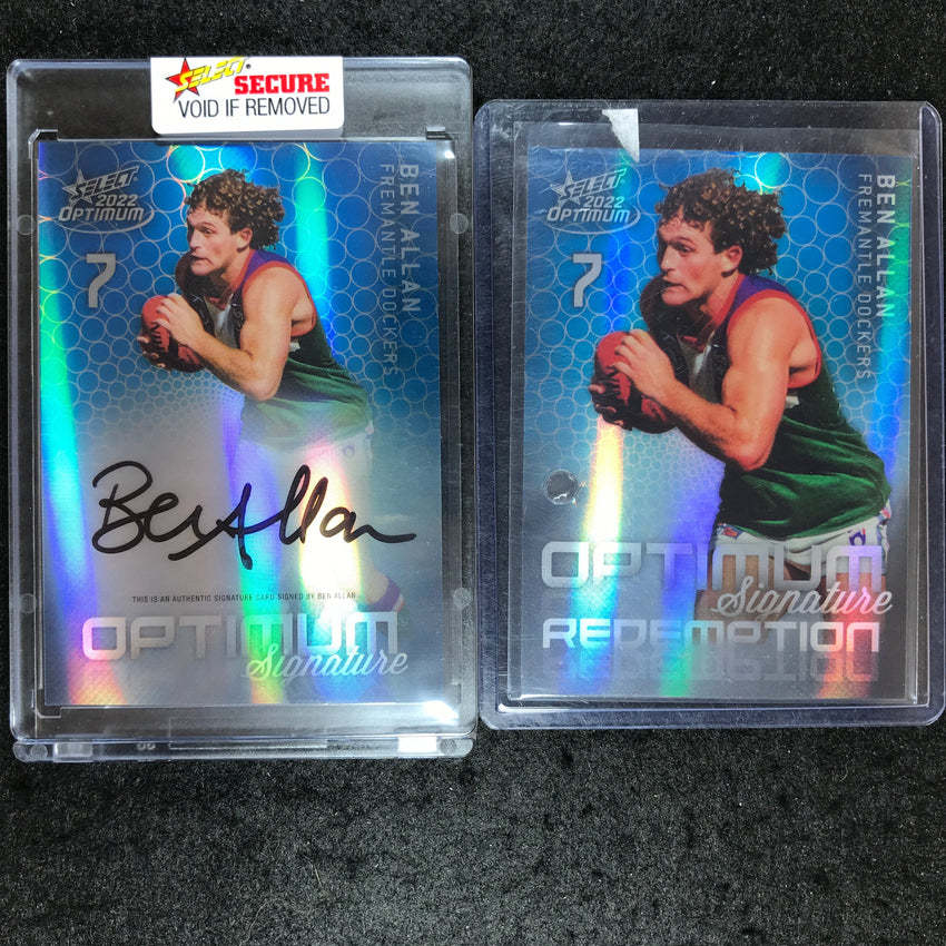 2022 Select AFL Optimum BEN ALLAN Signature 47/50