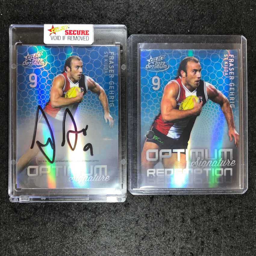 2022 Select AFL Optimum FRASER GEHRIG Signature 27/50