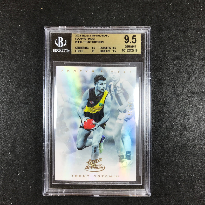 2022 Select AFL Optimum TRENT COTCHIN Footy's Finest 43/80 BGS 9.5
