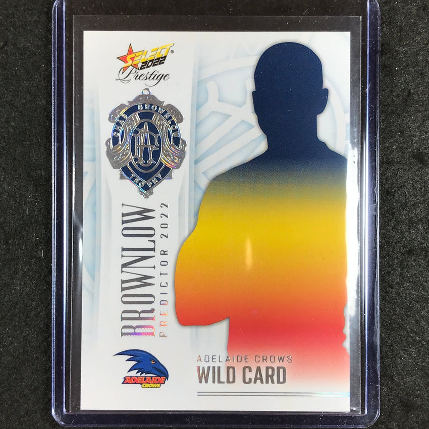 2022 Select AFL Prestige ADELAIDE WILDCARD Brownlow Predictor Platinum 59/60