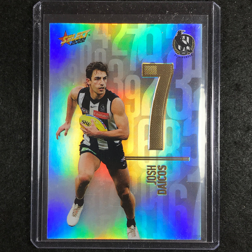 2022 Select AFL Footy Stars JOSH DAICOS Numbers Daylight 115/190