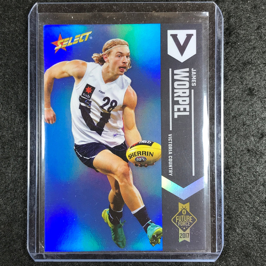 2017 Select AFL Future Force JAMES WORPEL Blue 007/220