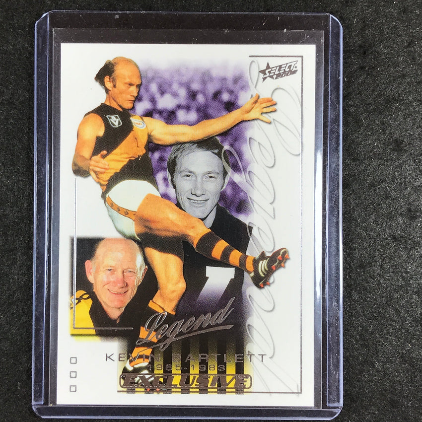 2002 Select AFL Exclusive KEVIN BARTLETT Legend LC1